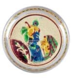 Meenakari Radha Krishna Plate-7 Inches - Image 2