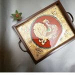 Tanjore Style Painting tray-Small