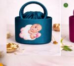 Hand embroidered Basket potli - Image 3