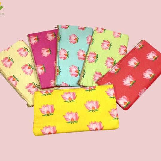 Return Gifts for Ladies | VaraLakshmi Palm Leaf Pouch