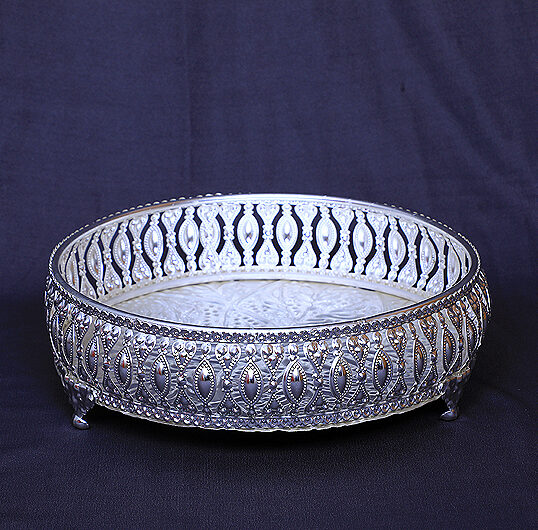 German silver pooja tray