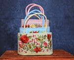 Hand embroidered Basket potli - Image 8