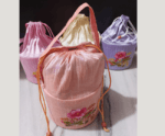Hand embroidered Basket potli - Image 11