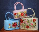 Hand embroidered Basket potli - Image 6