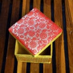 Kora Mat square brocade box