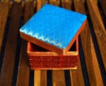 Kora Mat square brocade box