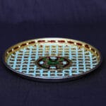 Meenakari colourful Round Plate