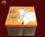 Metal Box with Pichwai print