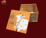 Metal Box with Pichwai print - Image 2