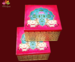 Metal Box with Pichwai print - Image 3