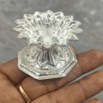 German Silver lotus base deepam