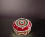 Stone and Pearl work steel box