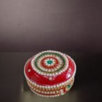 Stone and Pearl work steel box