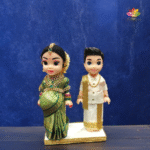 Pregnant lady with Husband doll