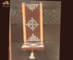 Wooden Diya Holder with bell - Image 3