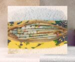Jute printed pencil pouch - Image 2