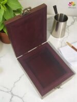 Tanjore style reverse glass paint jewel box - Image 4