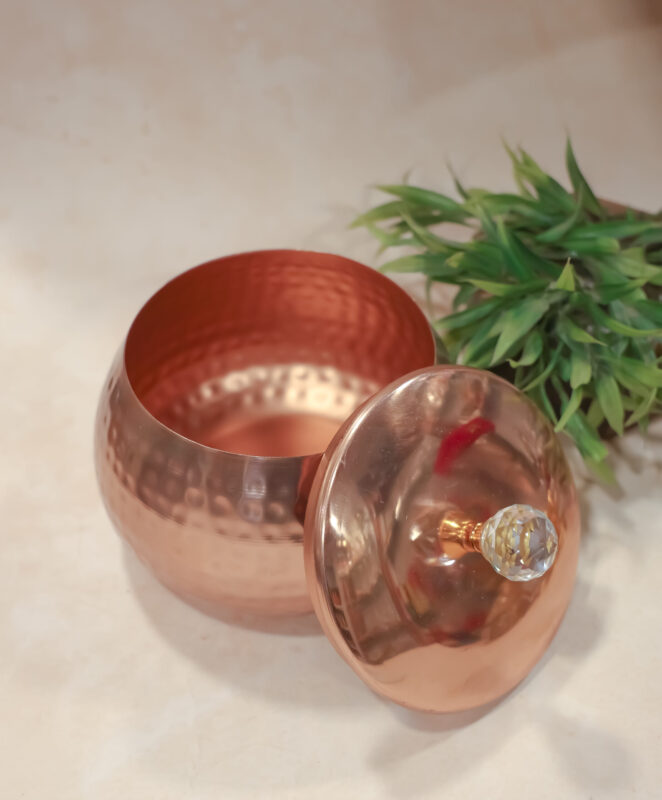 Metal Big Box Copper Finish – Athulyaa