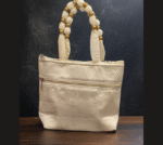 Madhubani Peacock Printed Handbag - Image 2