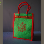 Ganesha Jute bag with thank you print