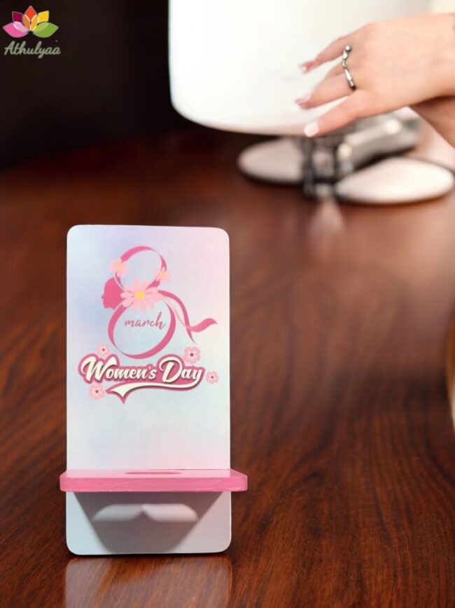 womens day Mobile stand