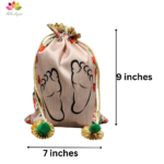 Baby shower Cute feet Potli - Image 3