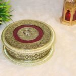 Round Oxidised Dry Fruit box