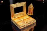 Golden Meenakari Transparent Dry fruit box - Image 2