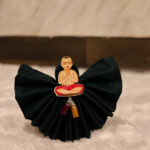 Silk cotton blouse bit with Upanayanam boy haldi kumkum