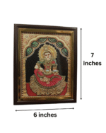 Tanjore Style HD Print Painting - Annapoorna - Image 3