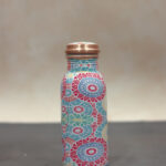 Copper Bottle - 650 ml -Pleasing Blue