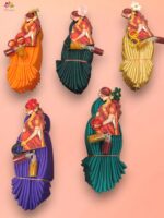 Silk cotton blouse bit with Baby shower haldi kumkum - Image 3