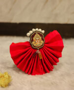 Silk cotton blouse bit with Devi Haldi kumkum packing