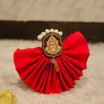 Silk cotton blouse bit with Devi Haldi kumkum packing