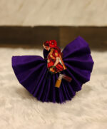 Silk cotton blouse bit with Baby shower haldi kumkum