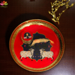 Pichwai brass tray
