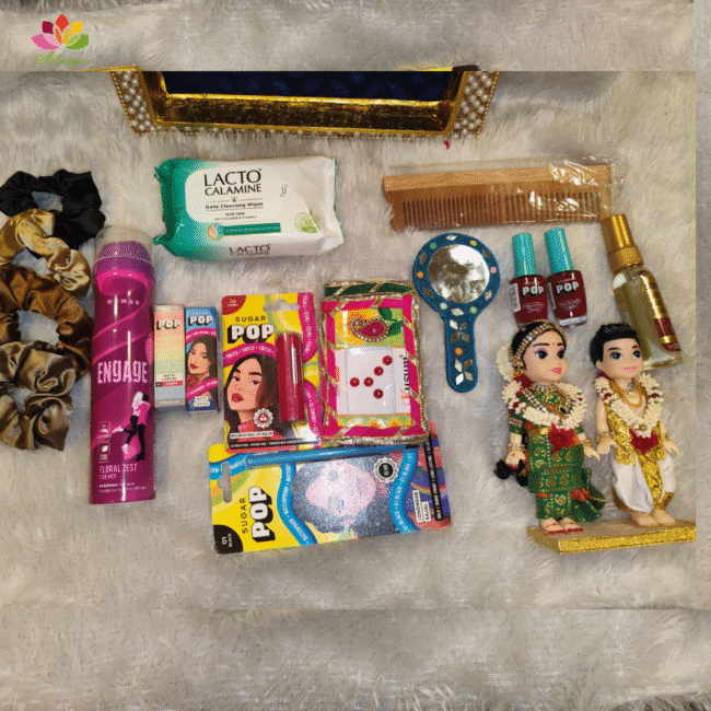 Vilayadal tray with cosmetics - Image 2