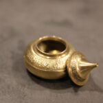 Brass handicrafted kumkum box - Image 4