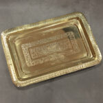Traditional Brass etched serving tray - Image 2