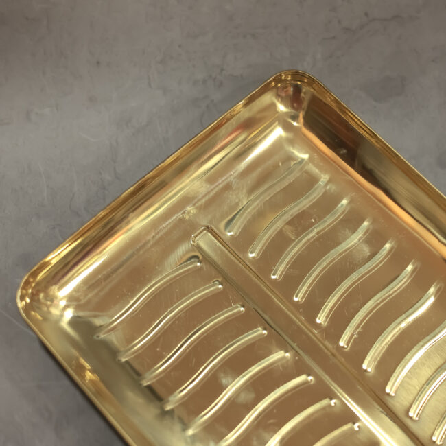Brass Banana leaf plate - Image 2