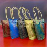 Banarasi Bag with Gold thread Handle