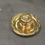 Brass Apple Kumkum holder