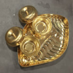 Brass Haldi Kumkum tray