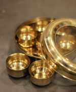 Brass Masala Box with transparent lid-small - Image 5