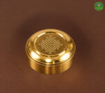 Brass kolam Mini Pooja / Masala Box - Image 2