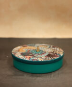 Mandala Print Masala Box - turquoise blue - Image 7