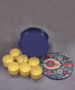 Mandala Print Masala Box- Blue - Image 2