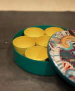 Mandala Print Masala Box - turquoise blue - Image 8