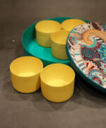 Mandala Print Masala Box - turquoise blue - Image 6