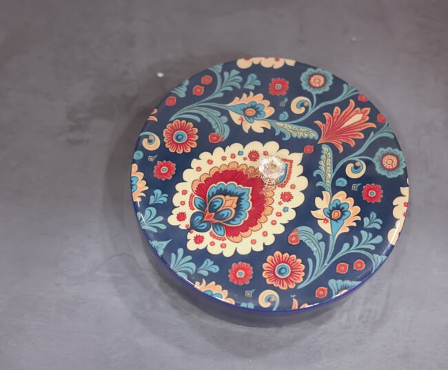 Mandala Masala boxes (9) Mandala Print Masala Box- Blue - Image 3